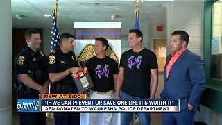 AED donated to Waukesha PD to hopefully save more lives