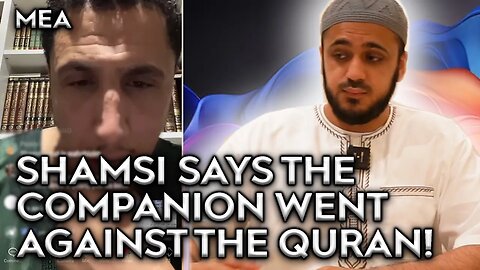 SUNNI REFUTATION. IS SAYING YA MUHAMMAD SHIRK?! Shamsi @DUSDawah says Companion went against Quran!