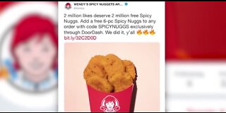 Free Wendy's spicy nuggets
