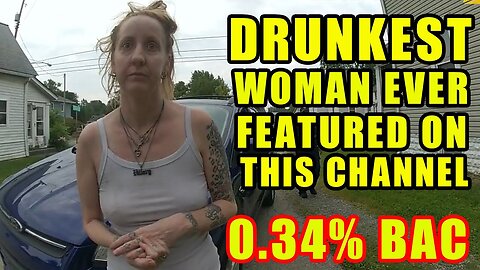 Bodycam DUI Arrest - Woman Blows FOUR Times the Legal Limit