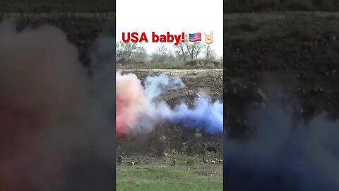 Patriotic Tannerite! #shorts