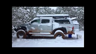 Truck Camping: My Method for Packing Up in the Snow