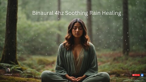 7-Hour Tranquil Rain & Theta Meditation - Binaural Healing 4Hz