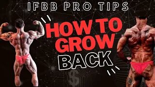 HOW TO GROW: Back — IFBB PRO Bodybuilder & Medical Doctor's System