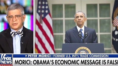 Economist Peter Morici: Obama economy is built on mountain of lies