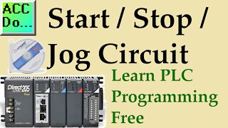 Start / Stop / Jog Circuit - Learn PLC Programming - Free 4