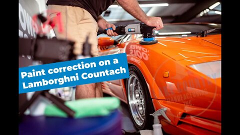 How To : Paint Correct & Polish a 1990 Lamborghini Countach using Lake Country Pads