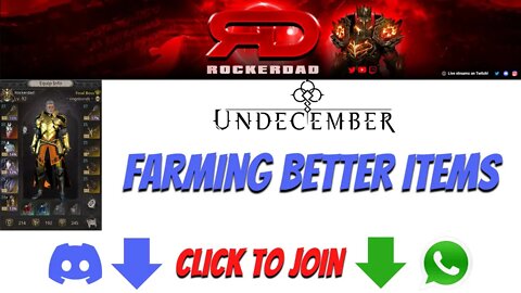 Farming better items. Farmando melhores itens. #undecember