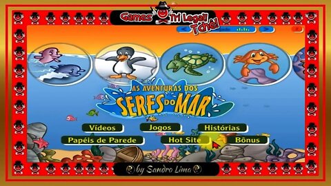 GAMES EDUCACIONAIS || As Aventuras dos Seres do Mar | CD-ROM 2008 |PT-BR| 2022