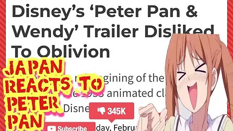 Peter Pan and Wendy Trailer Mocked by Japan #petepanandwendy #japan #disney