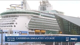 Royal Caribbean returns after simulated cruise