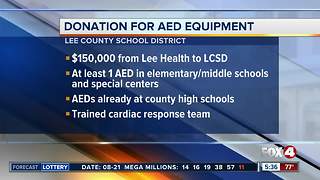 Defibrillators being added to all Lee County schools