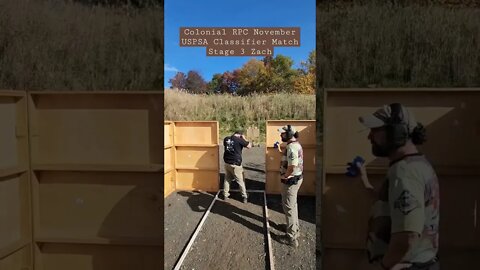 Colonial RPC November USPSA Classifier Match Stage 3 Zach