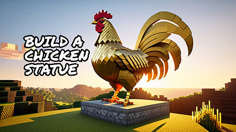 Minecraft | How To Make A Chicken Statue