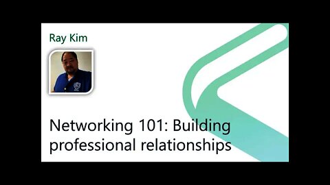 2021 Data.SQL.Saturday.LA presents: Networking 101: Building professional relationships