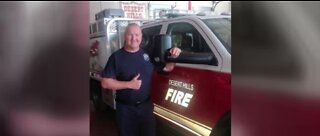 Firefighter returns to work nearly 2 years after being shot during 1 October shooting