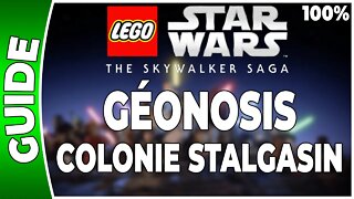 LEGO Star Wars : La Saga Skywalker - GÉONOSIS - COLONIE STALGASIN 100% Brique, Datacarte, Vaisseaux