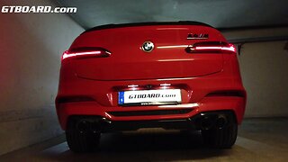 BMW X4M Competition COLD startup EXTERNAL mic in GARAGE and slowmotion [4k 60p]