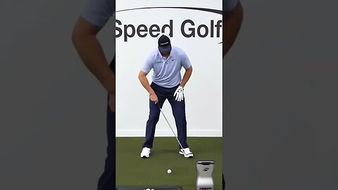 Where should your weight be before you start your swing?