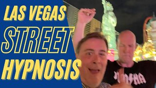 Street Hypnosis on The Strip in Las Vegas!