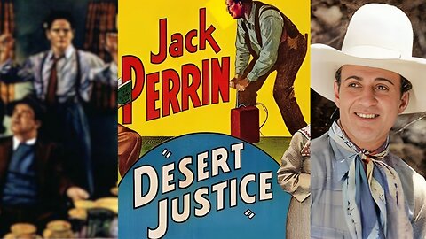 DESERT JUSTICE (1936) Jack Perrin, Warren Hymer & Marion Dowling | Western | B&W