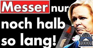 Messer ab sofort kürzer! Faeser reagiert auf steigende Messergewalt & die ganze Welt lacht uns aus!