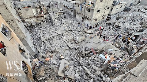 Children Rescued From Under Rubble in Gaza Amid Strikes | WSJ News