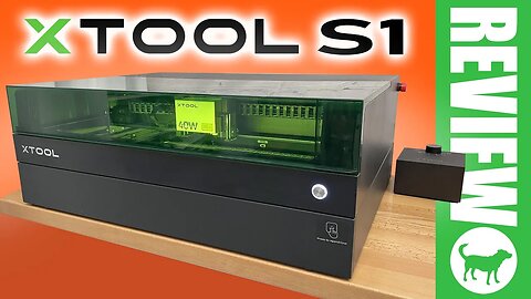 xTool S1 Diode Laser Engraving and Cutting Machine Review | Full Enclosure | 3D Engraving | Conveyor