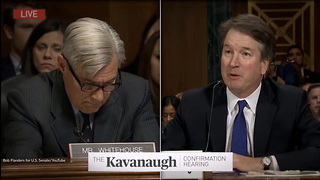 Gasbag - Gop Opponent Uses Kavanaugh Footage To Bury Senator Whitehouse