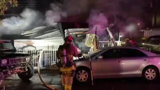 Woman dies in mobile home fire