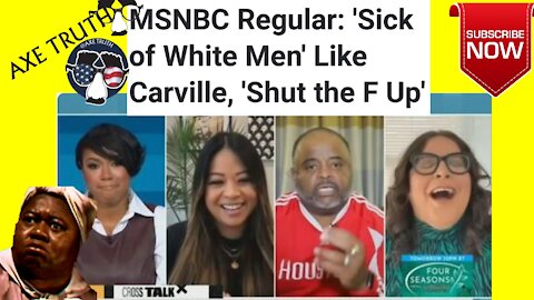 DemoKKKrat Plantation Civil War - MSNBC POCs says "They are Sick of White Men Like Massa Carville"