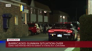 Police end barricaded gunman situation at St. Clair Shores motel