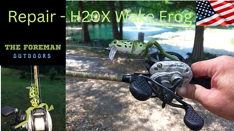 Frog Wake Bait Repair and Catch - Save Money/Keep Fishing