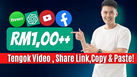 KERJA SENANG|RM1,000 SEBULAN! TENGOK VIDEO, COPY & PASTE (Buat duit online 2024) TANPA MODAL CHATGPT