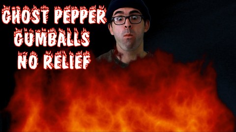 Ghost Pepper Gumball Challenge Vs FreakEating (Old School)