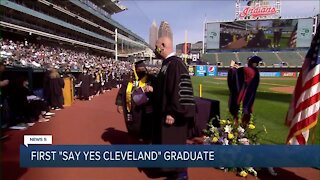 First 'Say Yes Cleveland' student graduates from college