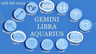 AIR SIGNS 🌬️ Gemini / Libra / Aquarius 🃏🎴🀄️ Mid-February 2024