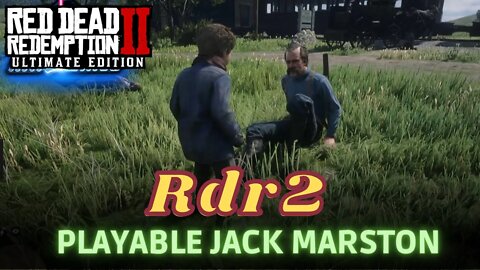 playable Jack marston rdr2 fist fight #shorts