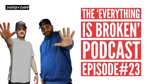 The 'EVERYTHING IS BROKEN' Podcast Episode #23 | How Would You Survive Amongst Dinosaurs??