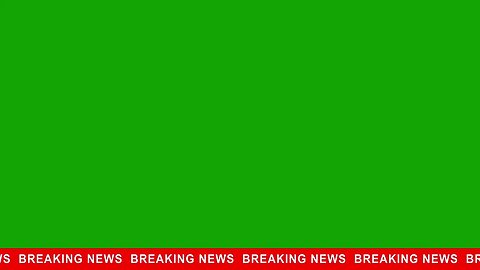 Breaking News Animated Lower Banner Green Screen Overlay Motion Graphics 4K UHD Copyright Free