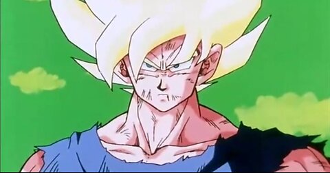 goku transform to super saiaying for the first time, goku super sayayin 1ra vez