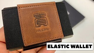 Minimalist Elastic & Leather Pocket Wallet by PAL&SAM Review