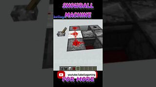 Snowball Machine | Minecraft