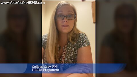 Ohio House Bill 248, Colleen Gray, RN Proponent Testimony