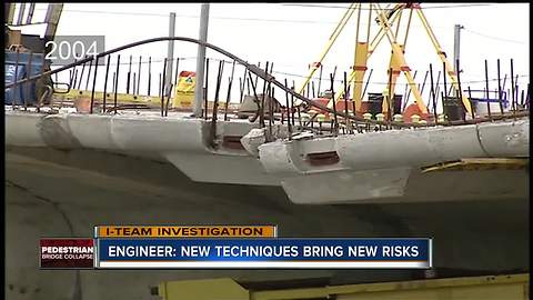 Engineer says new bridge construction process designed to reduce costs brings new risks | WFTS Investigative Report