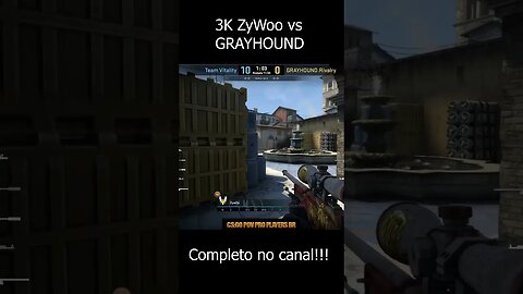 CSGO POV Vitality ZywOo 3k vs Grayhound (Inferno) @ ESL Pro League Season 17