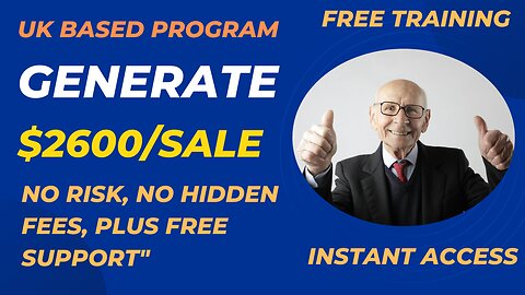 Discover how to make $2600 per sale with zero investment, No Crypto, No MLM plus free training.