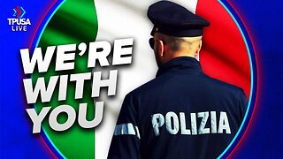 Italian Police STAND DOWN In Solidarity With Protesters
