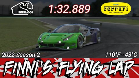 Interlagos - Ferrari GT3 Challenge - 1:32.889 - 22s2 week 2