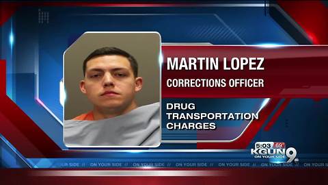 Corrections officer arrested on drug transportation charges